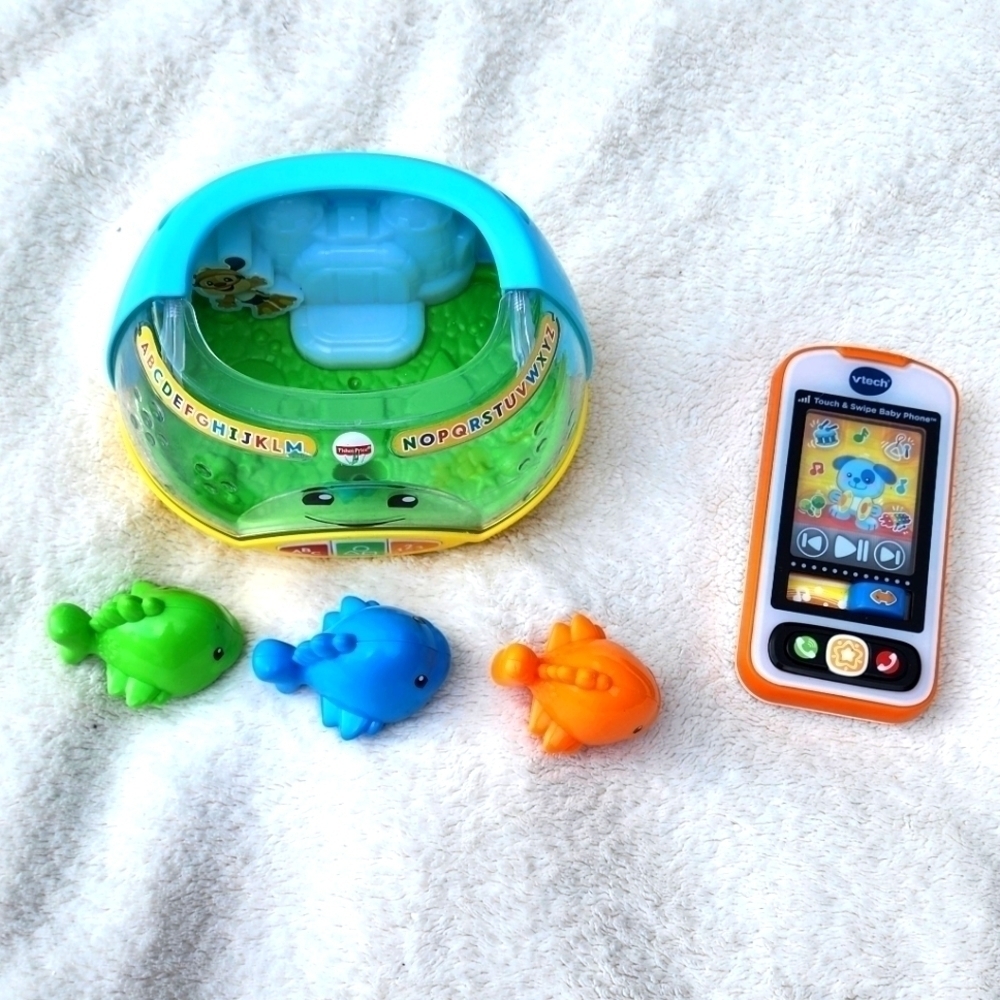FISHER Price and Vtech Musical education toys bundle for toddler girl or boy